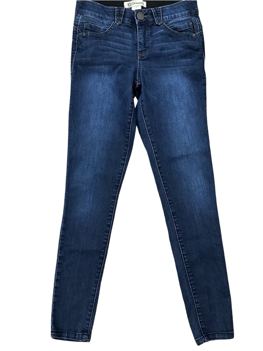 Democracy Ab Solution Booty Lift Jegging Dark  Indigo Jeans Size 4 Comfy Stretch